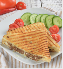 Kavurmalı Kaşarlı Tost