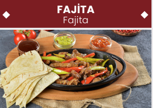 Etli Fajita (220 GR)